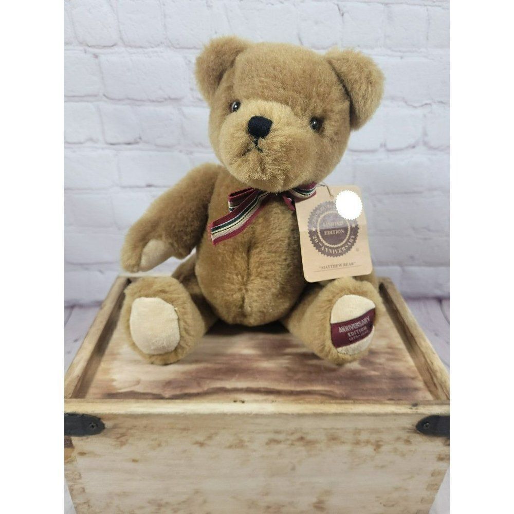 **RARE** Boyds Bear 20th Anniversary Edition Collectible Plush Retired Bear